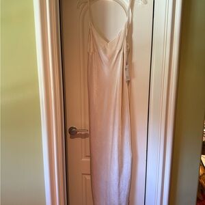 Elegant Cream Slip Dress
